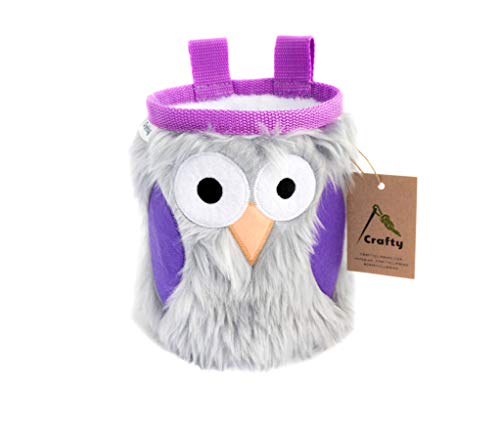 Preisvergleich Produktbild Crafty Climbing - Owl (Eulen Chalkbag), Modell:Lavender Owl