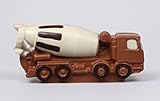  09#041020 Schokolade, VOLLMILCH oder ZARTBITTER, Lkw, Betonmischer, Omnibus, Auto, Vatertag, Geschenk, Trucker