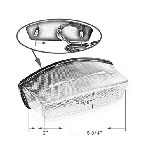 Feux arrière à LED avec clignotants pour Monster 900 et 1000