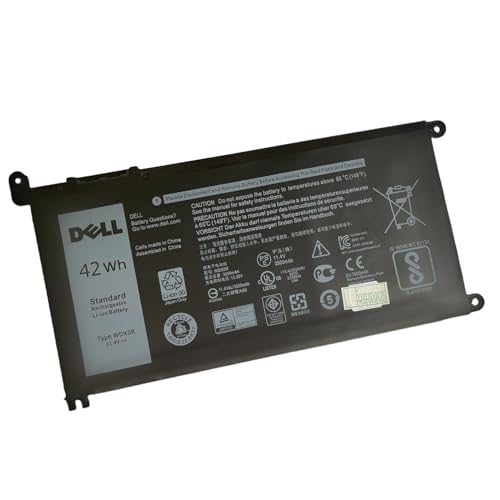 DELL WDX0R 11.4V 42Wh 3-Cell battery For DELL Inspiron 5368 5378 5379 5565 5567 5568 5570 5580 5575 5578 5579 5584 5765 5767 5770 5775 7368 7375 7378 7460 7560 7569 7570 7573 7579 7580 Vostro 5468