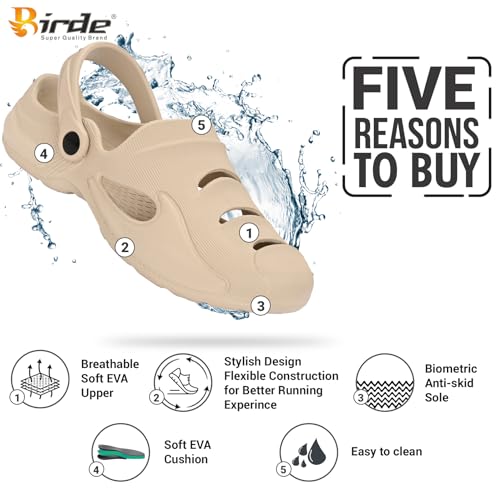 Image of Birde Mens Stylish Fashionable, Lightweight Everyday Comfort Clogs for Men
