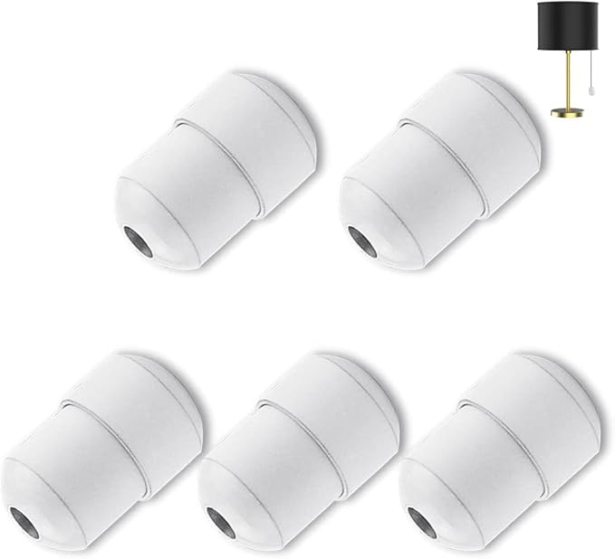 PERFETSELL 5 PCS Cord Connector for Light Pull, Metal Blind Pull Cord