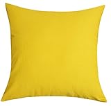 TangDepot Cotton Solid Throw Pillow Covers, 12
