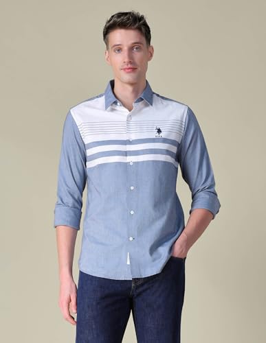 Image of Oxford Horizontal Striped Shirt