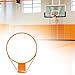 Vaveren 18 inch Basketball Rim Repair Breakaway Portable Accessories Hanging Basketball Hoop Replacement for Park Repairing Home Yard, Orange