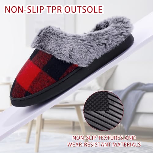 Fuzzy Slippers – Cozy, Plush House Slippers with Wrapped Heel for Ultimate Comfort4