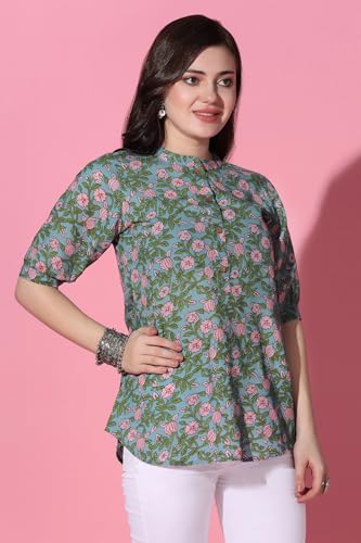 Image of Fashion Dream Women's Cotton Regular Fit Shirt|Formal |Party Western Stylish|Casual |Fancy |Printed Shirts