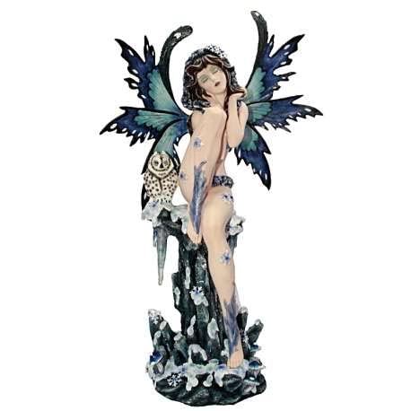 Monde Féérique - Figurine fée Grande Taille Hibou - 50cm