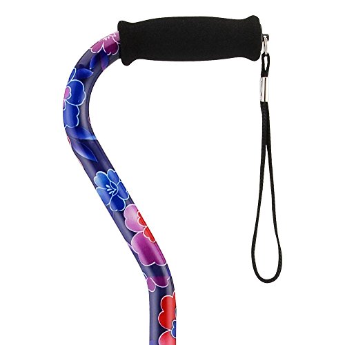 NOVA Medical Products Designer Cane with Offset Handle, Maui Flowers by NOVA Medical Productsの商品画像（Amazon）