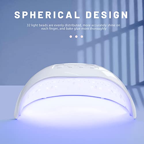 Gemax Uv Led Nail Lamp, 42W Uv Light Nail Dryer For Gel Nail Polish Curing With Lcd Screen And 4 Timer Settings (No Base) #TOP3