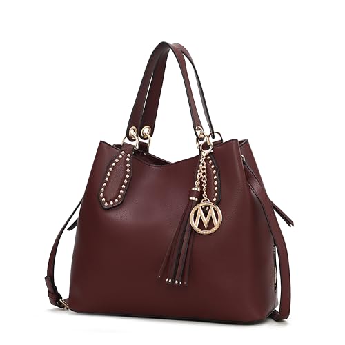 Image of MKF Collection Crossbody Hobo Bag for Womens Fashion - PU Leather Shoulder Purse - Top Handle Handbag by Mia k