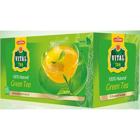 Eastern Vital Natural Green Tea 30 Tea Bag Cover