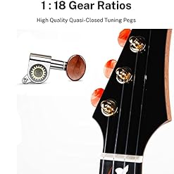 PSHH UkuléLé Soprano,UkuléLé Professionnel Démarrage Kit avec Sac De Guitare, Sangle UkuléLé, Corde, Chiffon De… - Les Beatles, Paul McCartney, John Lennon, RIngo Starr, George Harrison PSHH UkuléLé Soprano,UkuléLé Professionnel Démarrage Kit avec Sac De Guitare, Sangle UkuléLé, Corde, Chiffon De… – Image 6