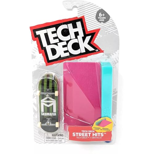 Tech Deck Street Hits Sk8mafia avec mini rampe pyramide et planche de skate Wes Kremer