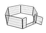 ♡ 【Haute sécurité】: les panneaux sont reliés par des clous. En ajoutant ou en supprimant des panneaux, le paradis pour chiens peut être construit de manière flexible sous diverses formes telles que des hexagones, des carrés et des rectangles. Les clous relient non seulement fermement les panneaux, mais fixent également le parc en place