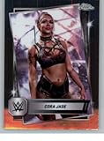2025 Topps Chrome WWE #136 Cora Jade NXT Wrestling Base Trading Card