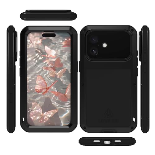 Coque iPhone 17 LOVE MEI évite écran cassé métal robuste - 2