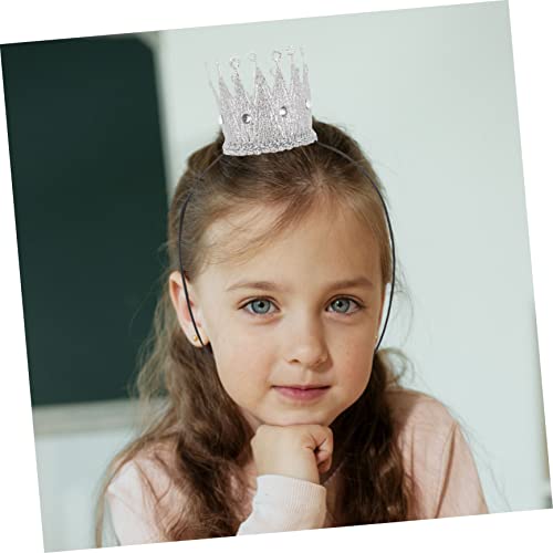 VALICLUD 2 Peças Coroa Bandana Brinquedo Princesa Cosplay Coroa Chapéu De Aniversário Coroas De Aniv