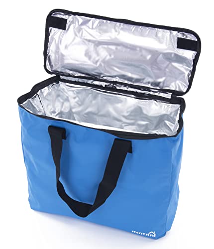 Image of Mintra Insulated Cooler Bag - 14.5inH x 15.75inW x 6.5inD - Beach Bag, Large Reusable Bag for Shopping, Groceries, Picnics, Camping, Beach, Parties, Drinks, Beer, Water