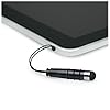 BoxWave Stylus Pen Compatible with Brother Entrepreneur Pro X PR1055X - mini Capacitive Stylus, Small Rubber Tip Capacitive Stylus Pen - Jet Black