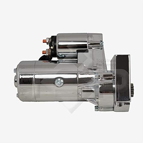 Top Street Performance JM7002C Chrome Finish Starter Motor