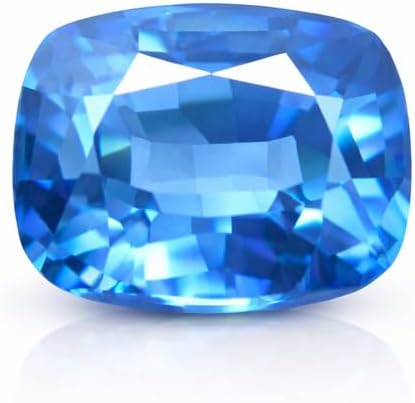 9 Ct Natural Cushion Cut Blue Sapphire Certified Loose Gemstone for Jewellery Making -