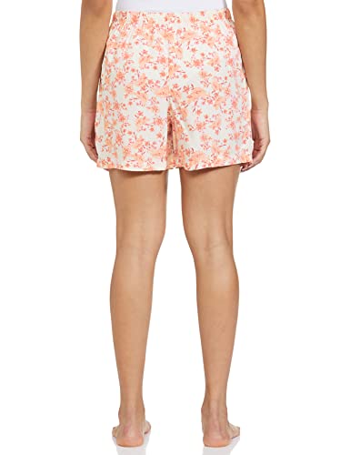 Image of Van Heusen Women Allover Print Lounge Shorts - 100% Modal - Functional Pocket, Superior Drape 55501 LNG25 S Beige