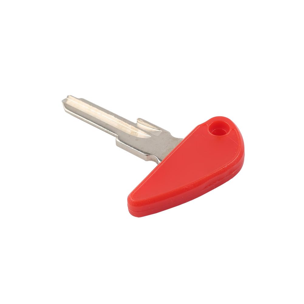 Cnfang4 Red Motorcycle Blank Key Replacement Motorcycle Blank Key Uncut Blade For Indian Scout 1920-2018 2017 2016 2015