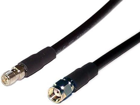 Andrew Commscope CNT240 Coaxial Cable with MPD Digital RP-SMA Male to RPSMA Female Connectors, WiFi Wireless Antenna Extension Cable (12ft)