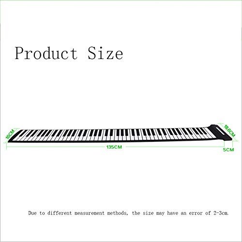 YONGCHY 88-Key Main Piano Roll Piano Portable Épaississement Silicone Portable Main Piano Roll Investissement Bluetooth Main Piano Roll - Les Beatles, Paul McCartney, John Lennon, RIngo Starr, George Harrison YONGCHY 88-Key Main Piano Roll Piano Portable Épaississement Silicone Portable Main Piano Roll Investissement Bluetooth Main Piano Roll – Image 8