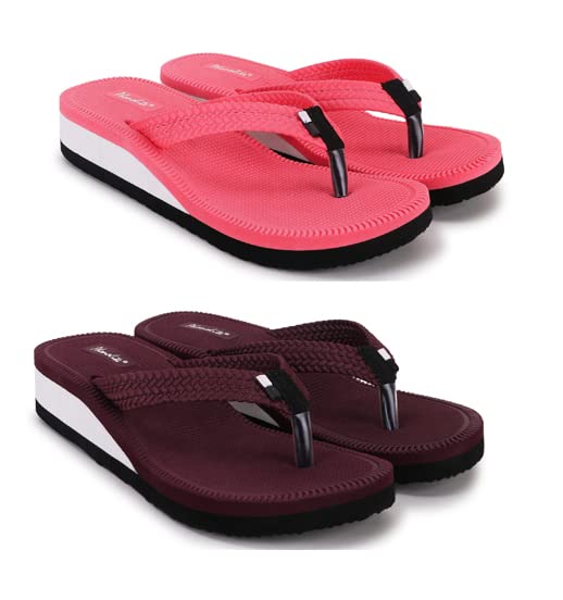 Phonolite Daily use casual wear Ladies Fabrication slipper Hawai chappal for women and girls pack of 2 casual wear slipper (B0BM6DM7X9) Amazon Price History, Amazon Price Tracker