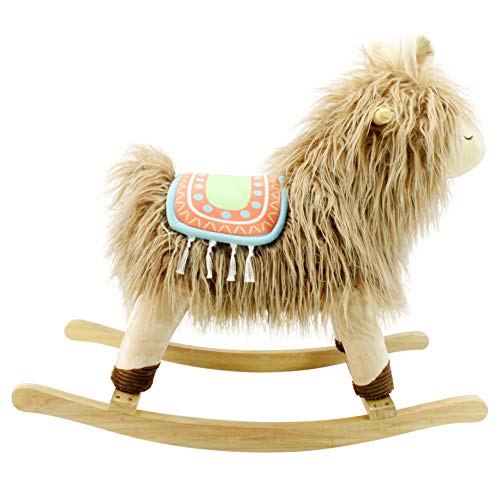image for Soft Landing | Joyrides | Classic Character Rocker - Llama, Brown Llam