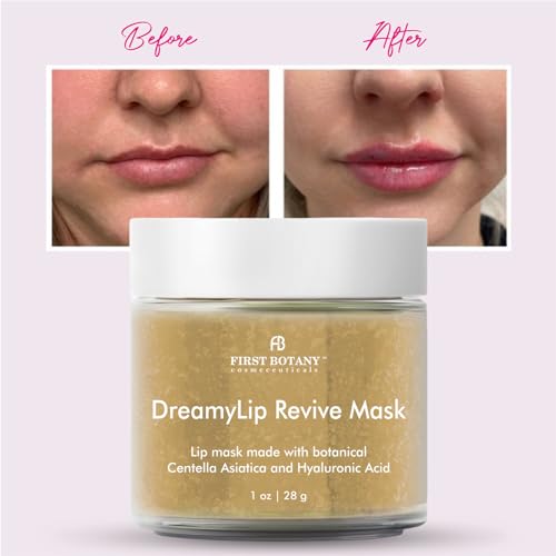 Lip Mask & Lip Balm - 2 in 1 Nourishing & Hydrating leave-on Overnight lip mask (Beige) - Image 3