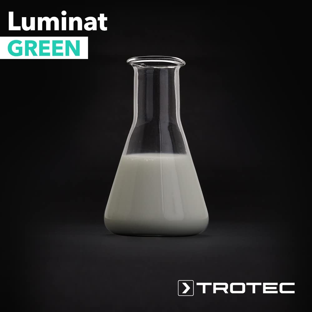 TROTEC Luminat grün 1 L | Markierungsfarbstoff, UV-Tracer zur Rohrbruchortung | Leuchtfarbstoffe zur UV-Fluoreszenzanregung