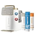 Ultra Dual UV Countertop Reverse Osmosis System Water Filter, NatureFlow Y6 Hot & Cold Water Purifier with 11-Temp Settings, 10-Stage Filtrations & Natural Minerals Activation, 10.2" Real Time Monitor