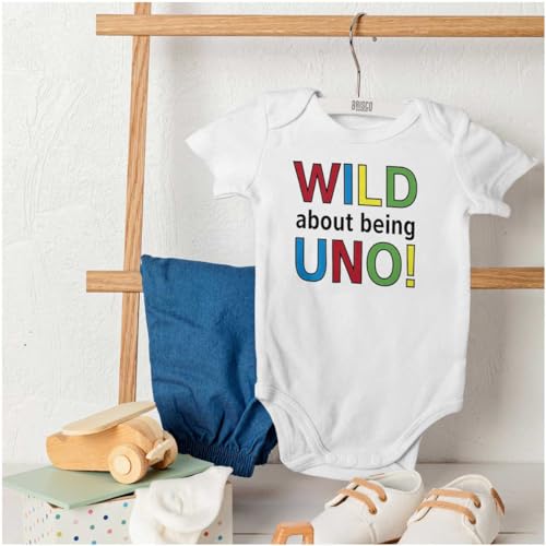Wild About Turning Uno First Birthday Toddler Boy Girl T Shirt4
