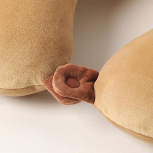 Almohada de viaje 2 en 1 con espuma viscoelástica miniatura 6