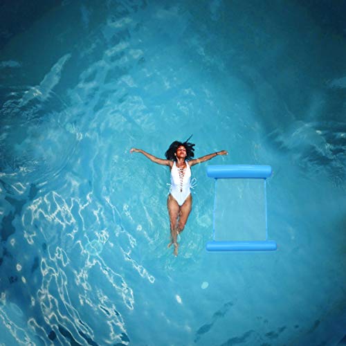 WINOMO 1 Rede de Água Dobrável Inflável para Piscina, Tapete Flutuante com Rede Flutuante