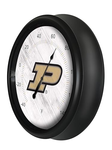 Holland Bar Stool Co. ODTHRM14BK-08PURDUE Purdue Indoor/Outdoor Led Thermometer thumb #1