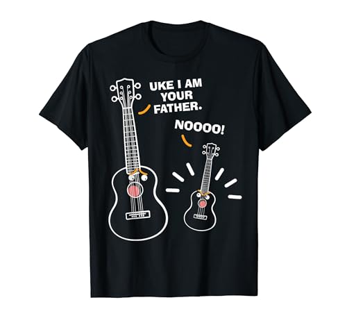Uke I Am Your Father Profesor de música Rhythm Bassplayer Guitarra Camiseta
