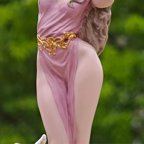 Estatua de Afrodita 9 pulgadas resina rosa clásica miniatura 5