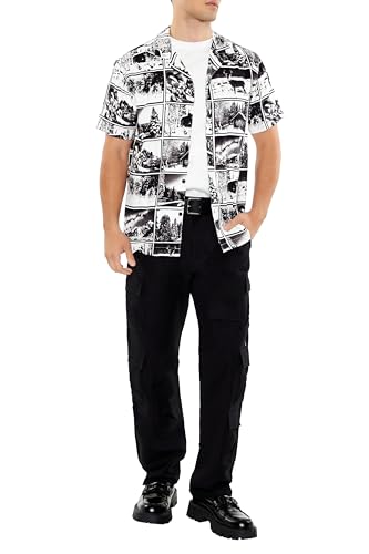 Forever 21 Men's Mid-Rise Cargo Pants