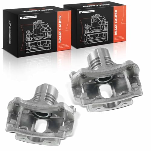A-Premium 2-PC Set Disc Brake Caliper Assembly with Bracket Compatible with Select Cadillac Models - CTS 2008-2013 - Rear Driver and Passenger Side by A-Premium - Used condition - Image 9