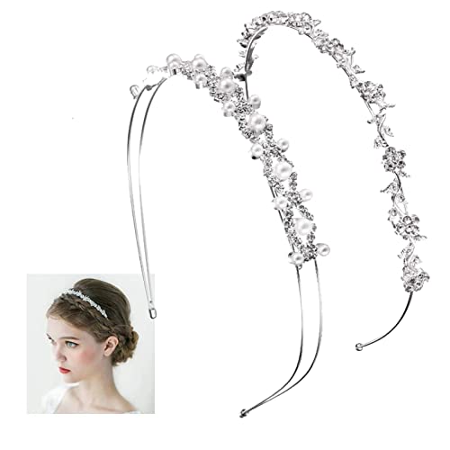 Cerchietto da sposa in cristallo: accessorio per capelli da sposa con strass - Italia