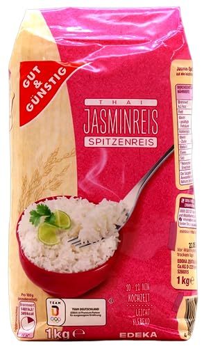 Gut & Günstig Thai Jasminreis Spitzenreis, 10er Pack (10 x 1 kg)