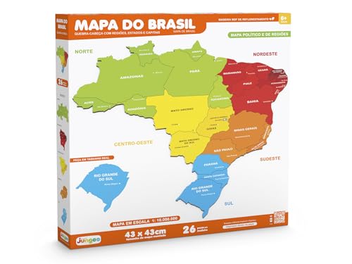 Quebra-Cabeça Mapa do Brasil Junges