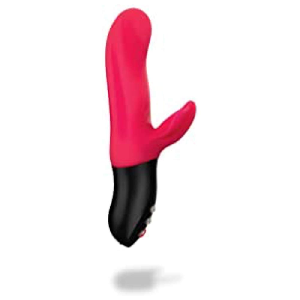 Fun Factory BI STRONIC FUSION - Vibratore urti | Sex toy rabbit punto G clitoride | Vibratori donna sesso realistico | Silicone | Rosso