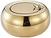 Produktbild Gold Edelstahl Aschenbecher Winddicht Europäischen Metall Aschenbecher Mit Deckel Kreative Haushalt Büro Desktop Runde Zigarette Aschenbecher (Größe: S)