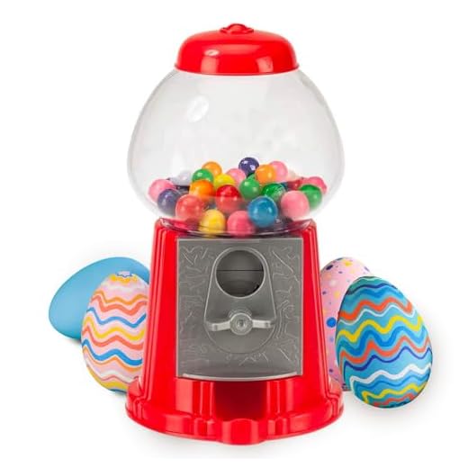 Kicko 8.5 Inch Gumball Machine - Classic Candy Dispenser - Perfect for Birthdays, Kiddie Parties, Christmas, Novelties, Kitchen Buffet, Party Favor and Supplies