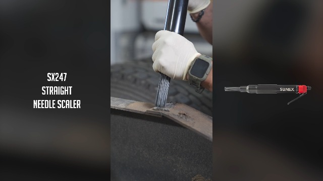 SUNEX TOOLS SX247 Heavy Duty Air Needle Scaler - Power Impact